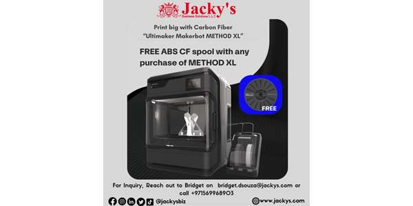 Jacky’s Business Solutions introduces special promotion on Ultimaker Makerbot METHOD XL